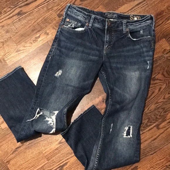 Silver Jeans SAM Destroyed - Picture 2 of 10